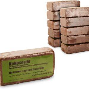 Terreau fibres de noix de coco - lot de 10