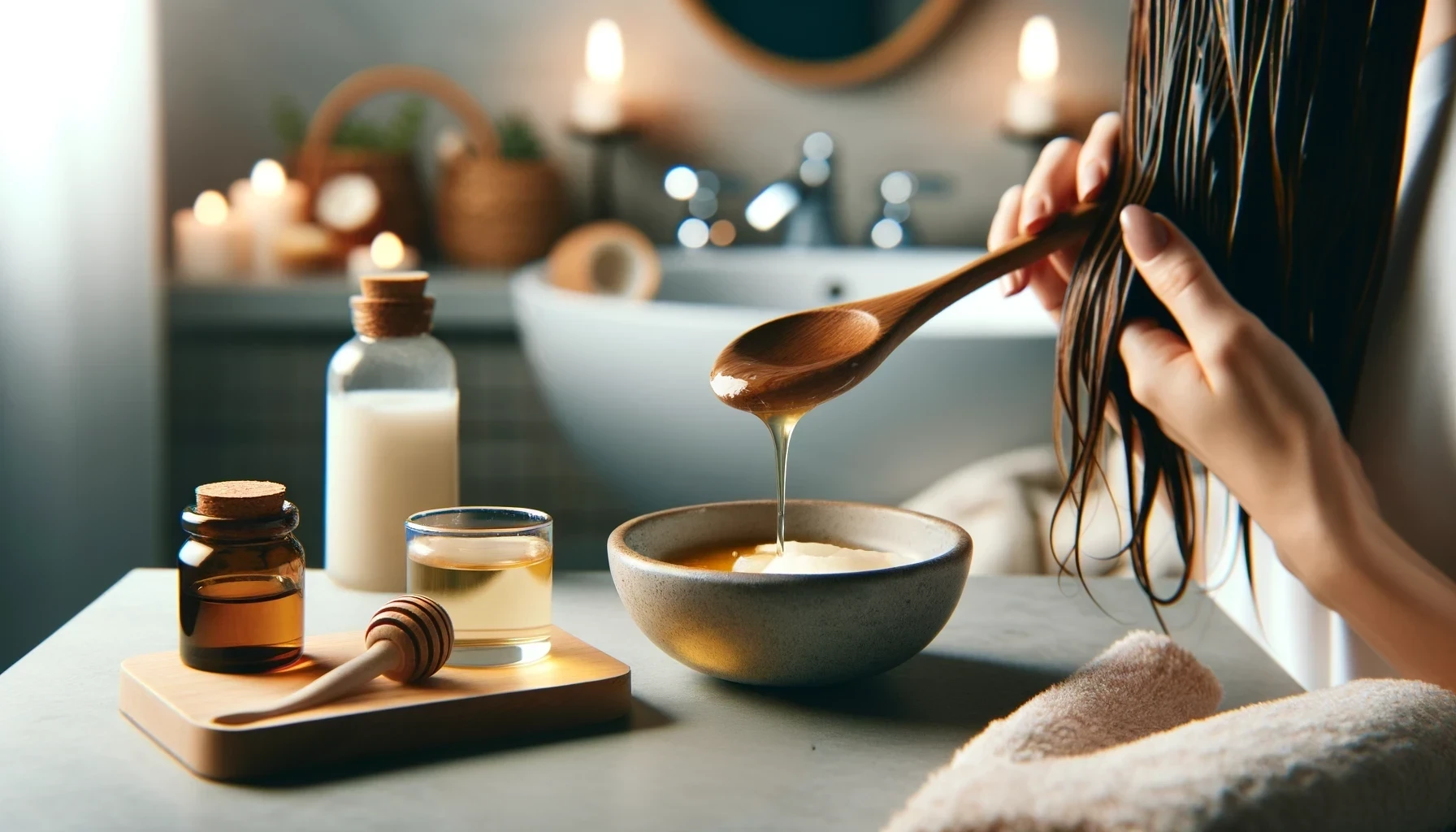 masque capillaire huile de coco